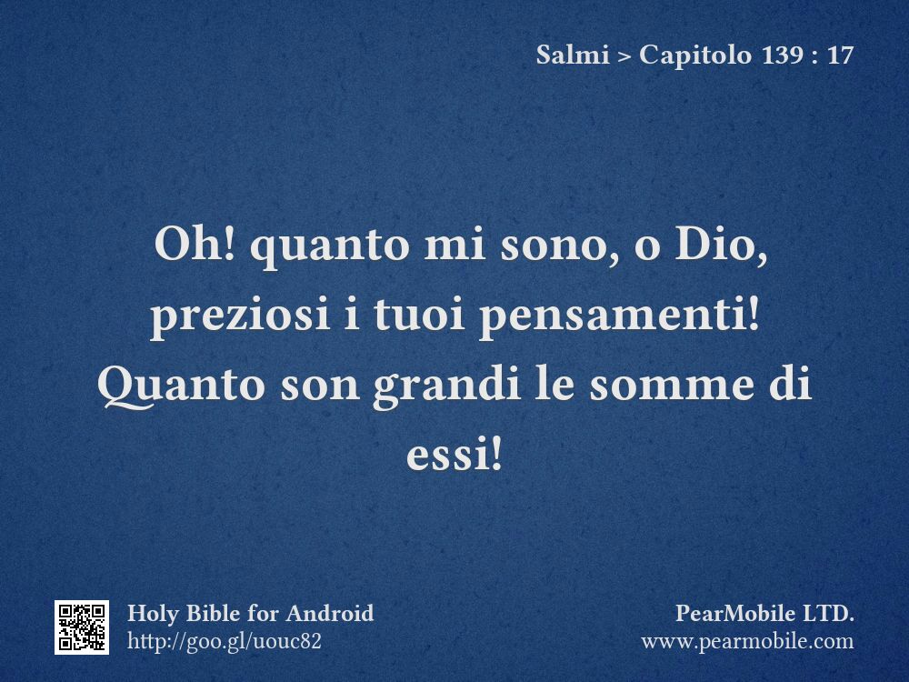 Salmi, Capitolo 139:17